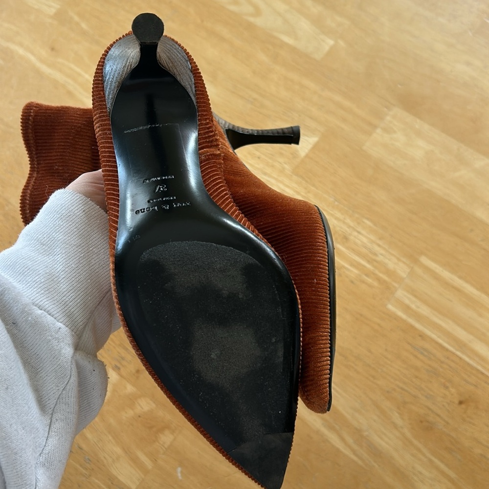 RAG & BONE Brea Corduroy Ankle Boots - Picture 8 of 13